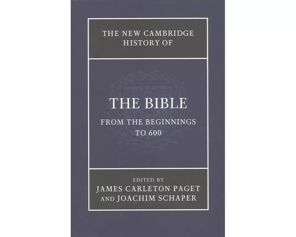 The New Cambridge History of the Bible 4 Volume Set