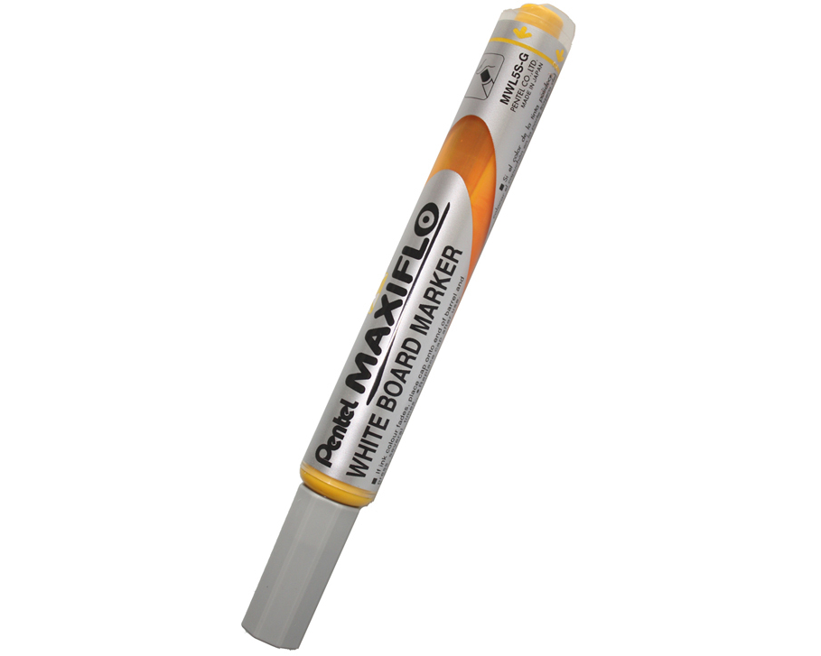 PENTEL Whiteboard Marker MAXIFLO 4mm MWL5S-G gelb