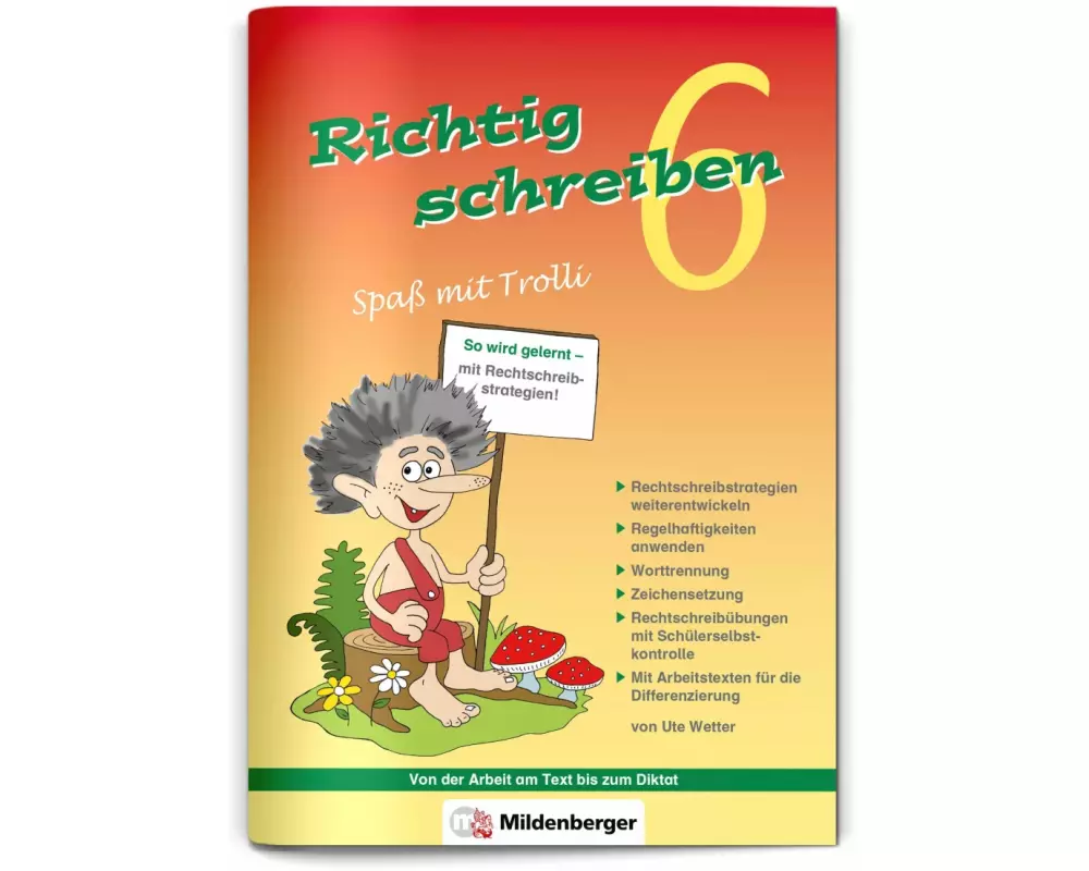 Richtig schreiben - Spaß mit Trolli, 6. Schuljahr, Druckschrift