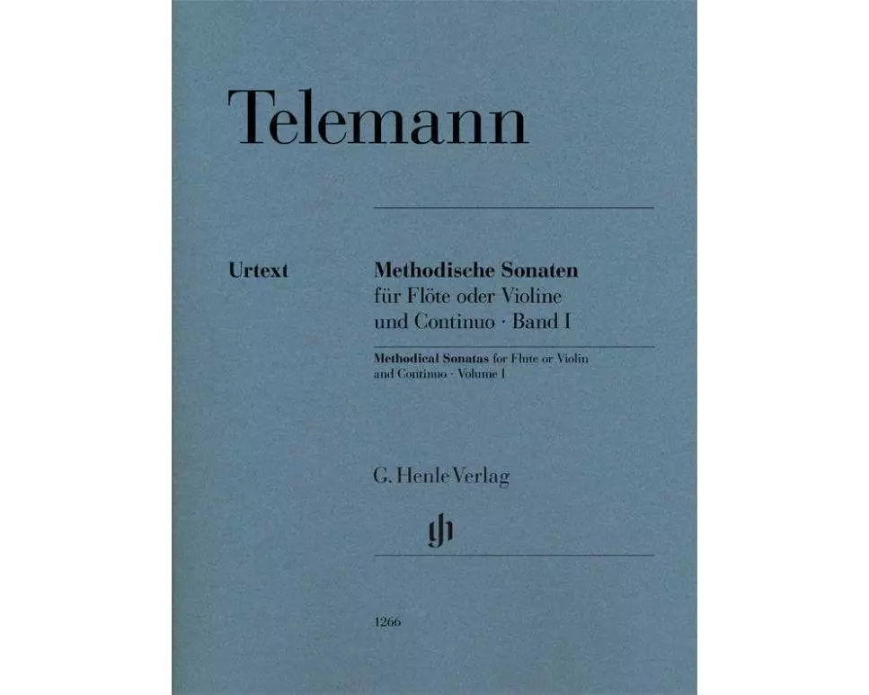 Methodische Sonaten für Flöte oder Violine und Bc Bd. I