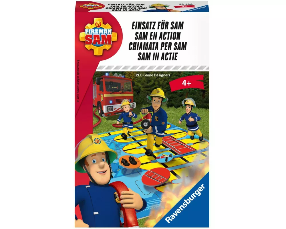 Feuerwehrmann Sam: Einsatz für Sam - Reisespiel ab 4 Jahre