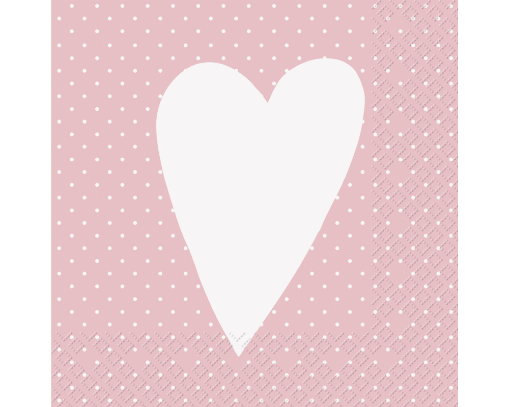 STEWO Serviette 33x33cm 2572649426 Tilde FSC rosa hell 20 Stück