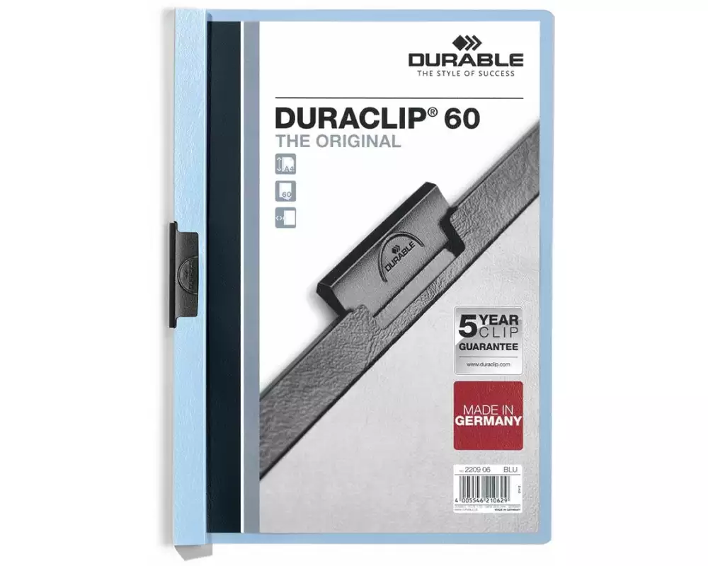 DURABLE Klemmhefter Duraclip 60 Blau