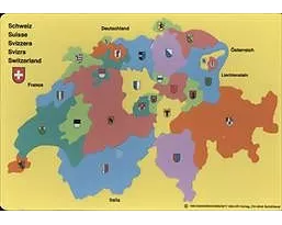 Die Kantone der Schweiz / Spiel- und Lernpuzzle