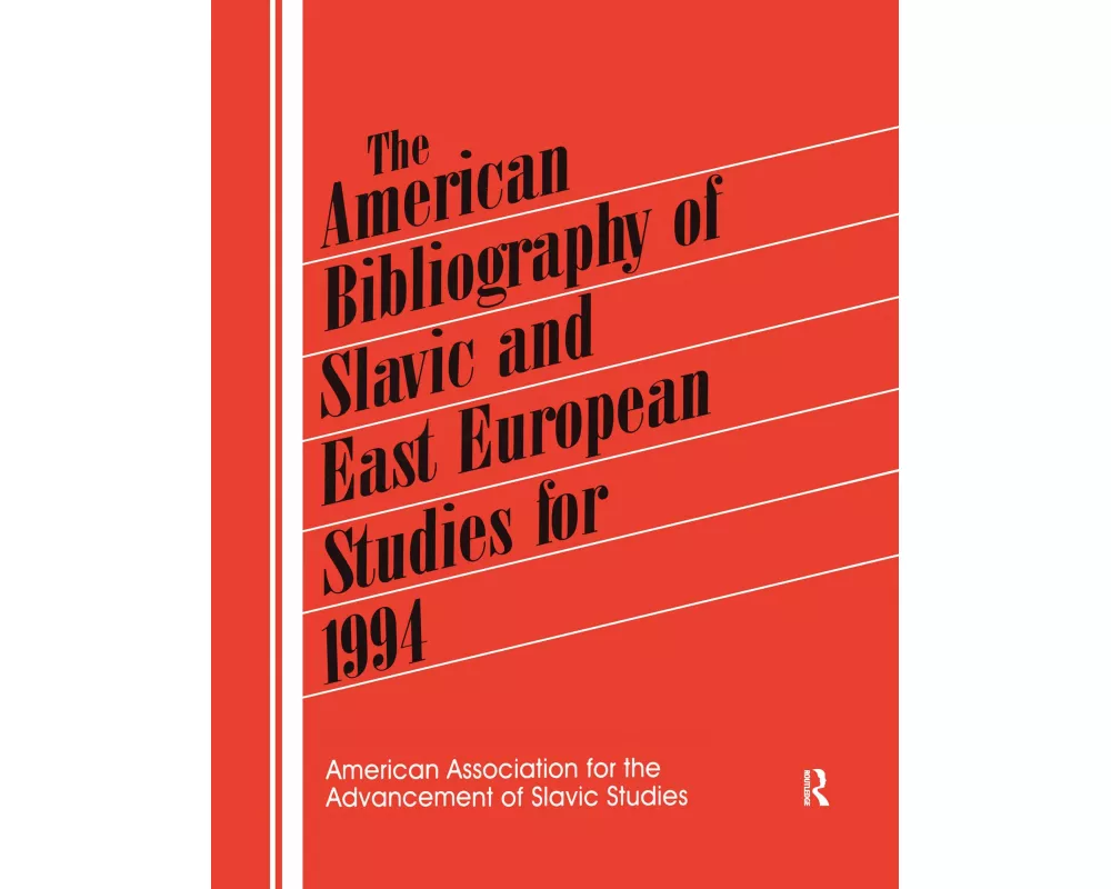 The American Bibliography of Slavic and East European Studies