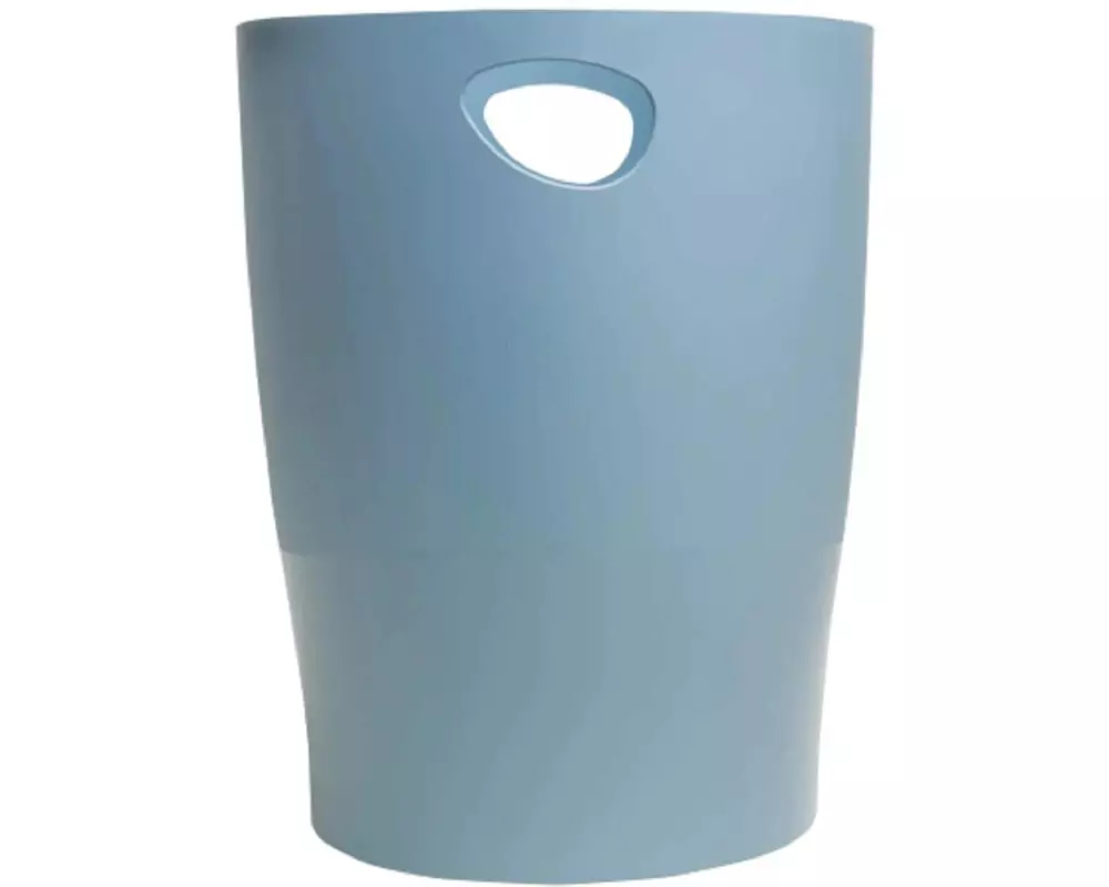 Exacompta Papierkorb Ecobin AutentiK, 15 l, Blaugrau