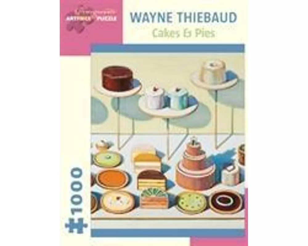 Wayne Thiebaud Cakes & Pies 1000-Piece Jigsaw Puzzle