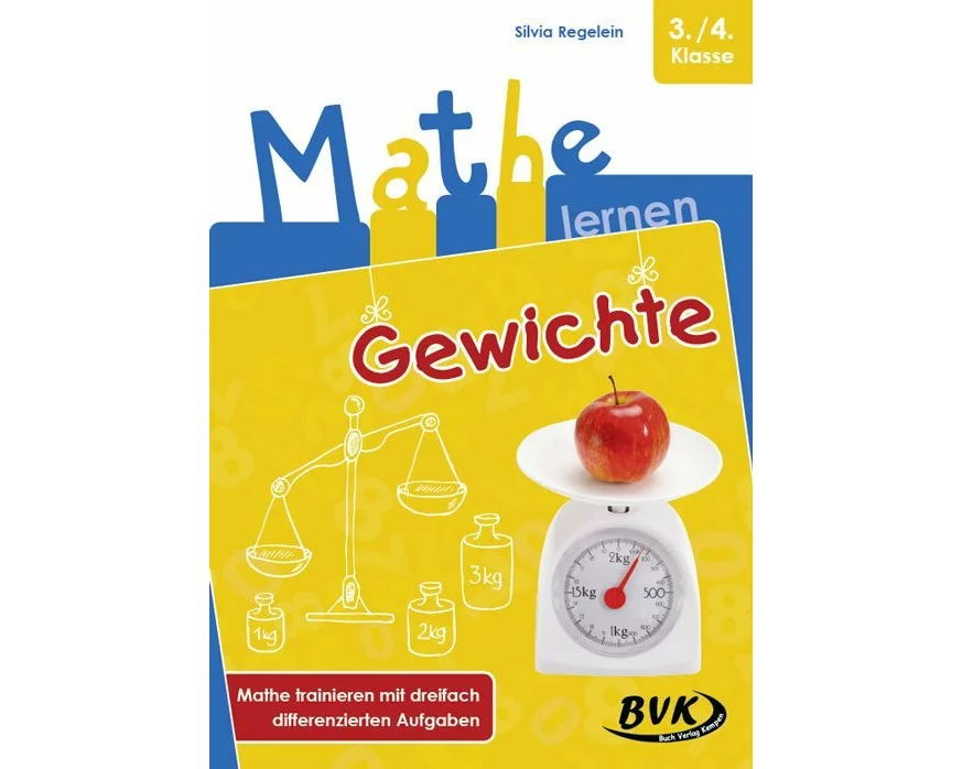 Mathe lernen - Gewichte