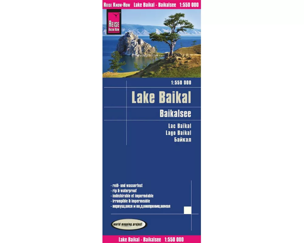 Reise Know-How Landkarte Baikalsee / Lake Baikal 1:550.000