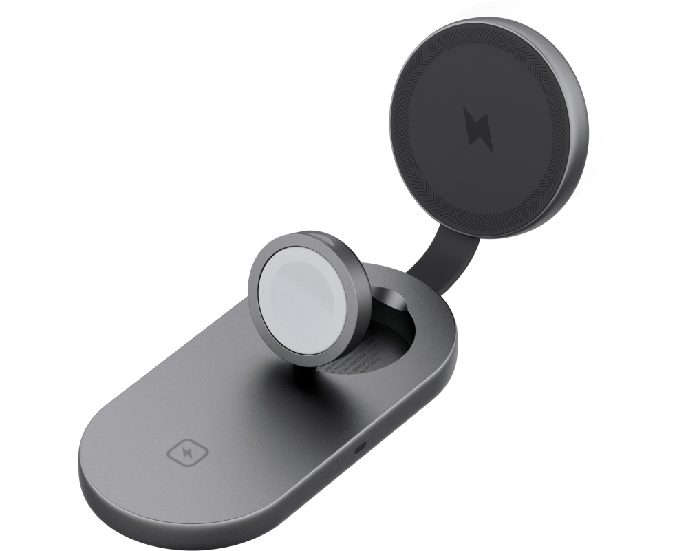 AUKEY MagFusionC 3-IN-1 foldable LC-MC313 Wirel.Charger Qi2 15W+5W+5W