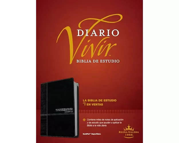 Biblia de Estudio del Diario Vivir Rvr60, Duotono