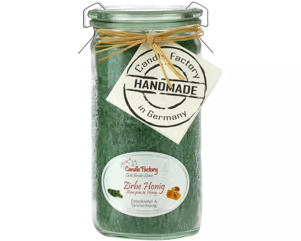Candle Factory Duftkerze Zirbe und Honig Mini Jumbo