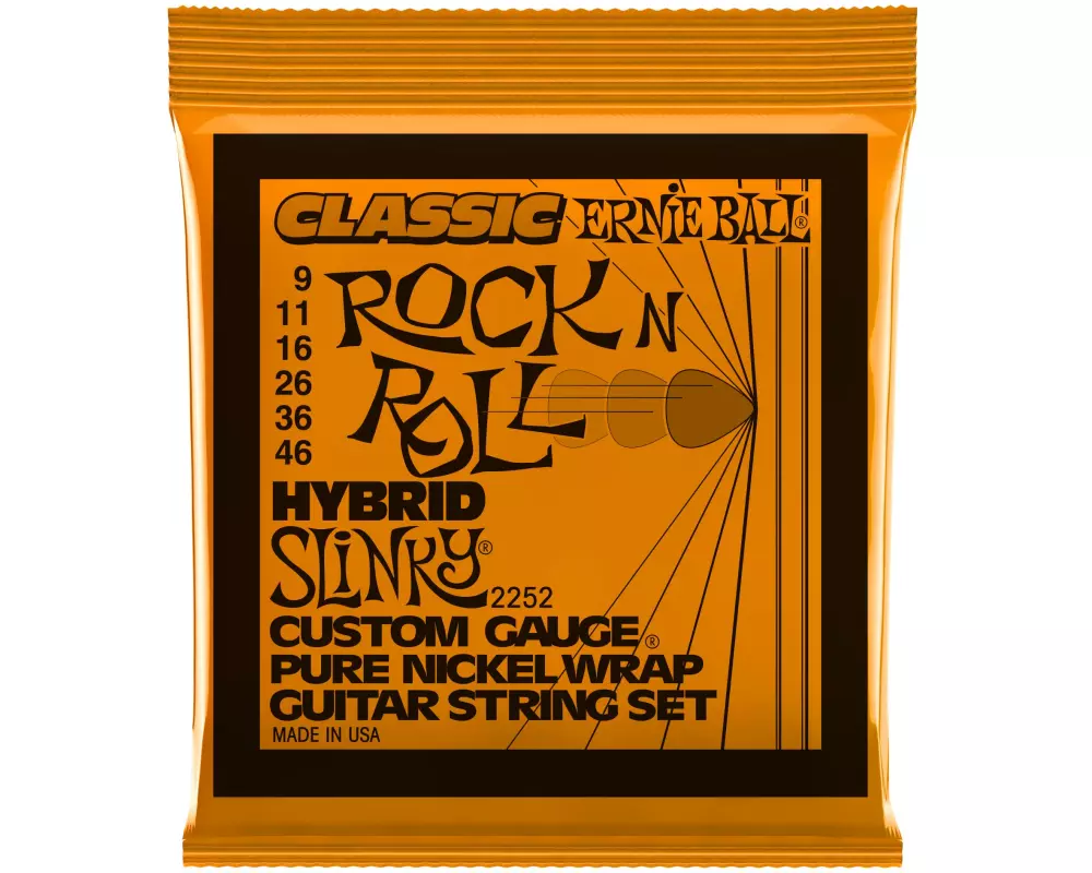 Ernie Ball Gitarrensaiten 2252 Slinky Rock'N'Roll – Hybrid 09-46