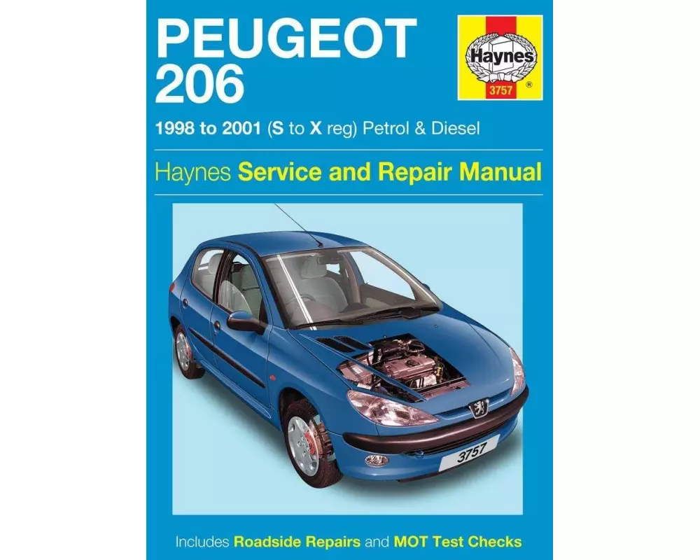 Peugeot 206 Petrol & Diesel (98 - 01) Haynes Repair Manual
