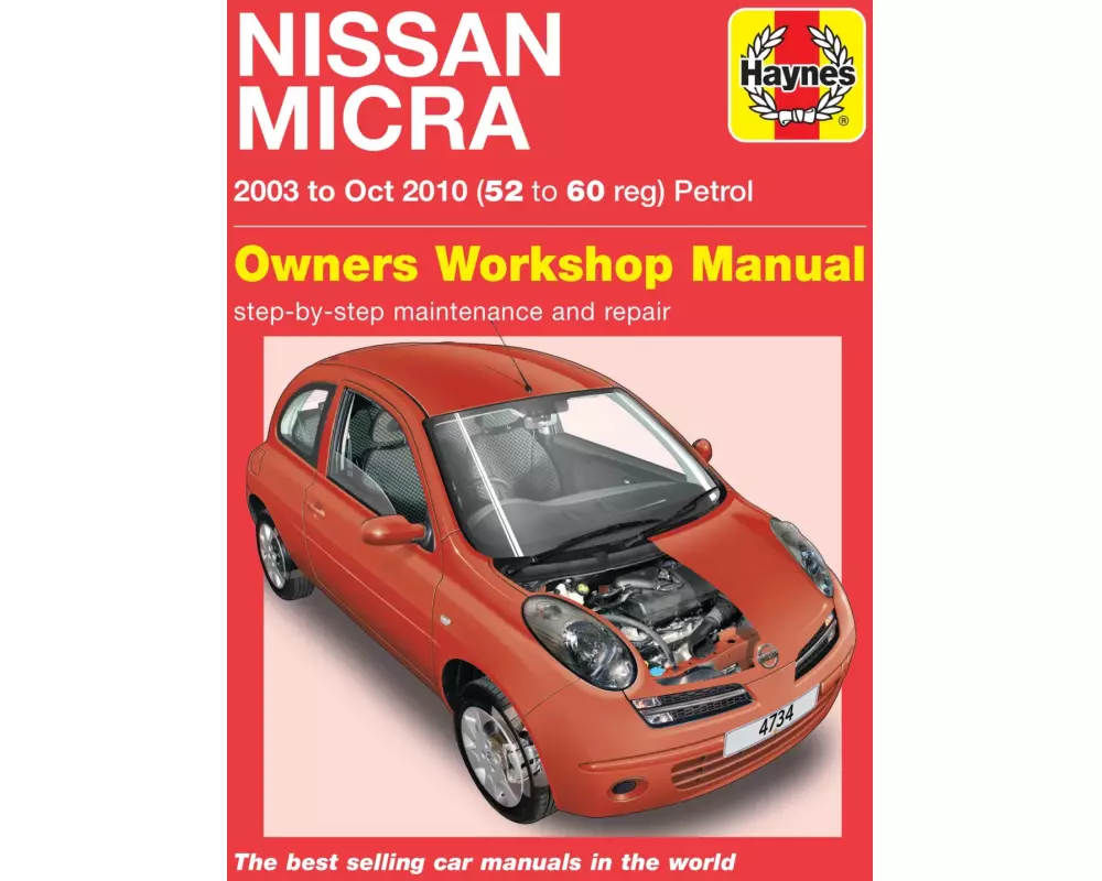 Nissan Micra (03 - Oct 10) Haynes Repair Manual