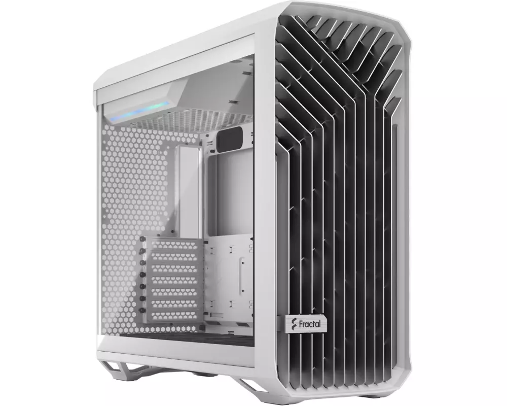 Fractal Design PC-Gehäuse Torrent TG Clear Weiss
