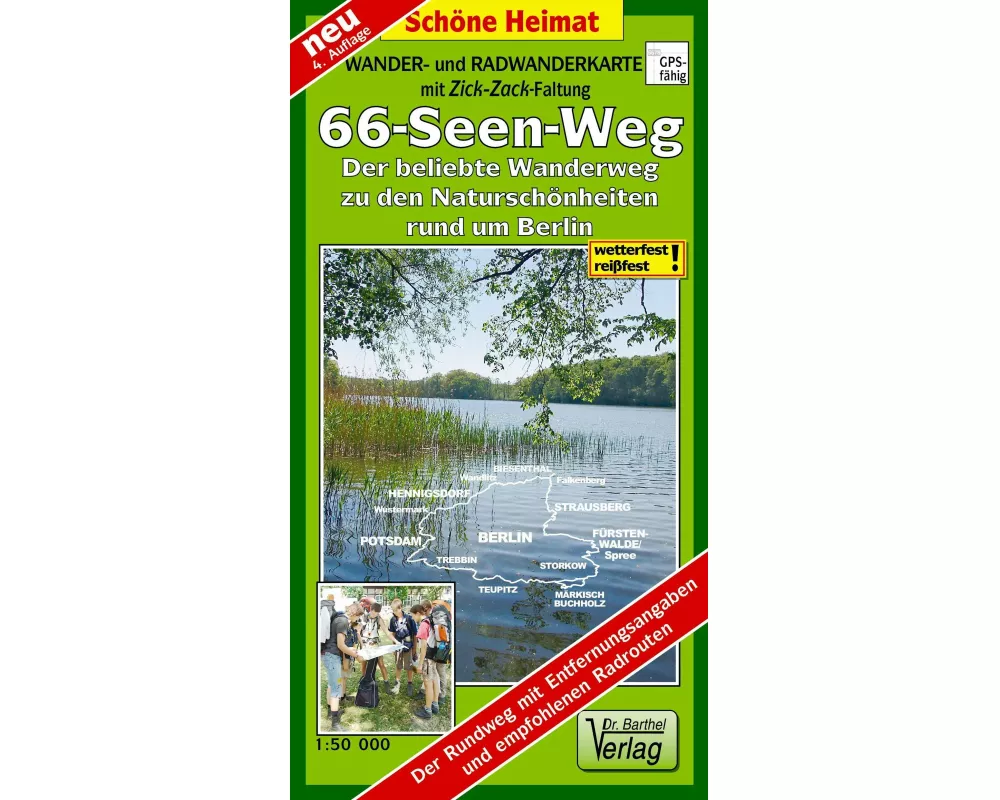 66-Seen-Weg um Berlin 1 : 50 000