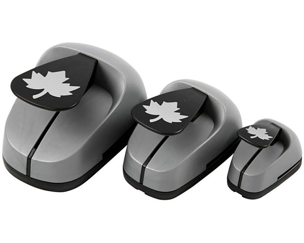 Creativ Company Stanzer-Set, Ahornblatt 3 Stück