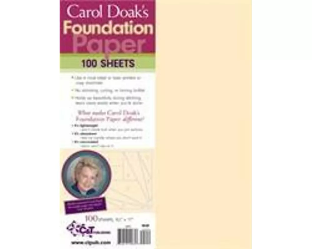 Carol Doak's Foundation Paper