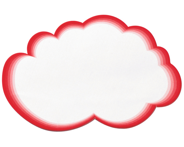 LEGAMASTER Moderationskarten Wolke 7-250500 37x61cm 20 Stück