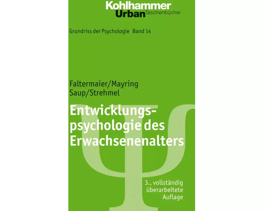 Entwicklungspsychologie des Erwachsenenalters