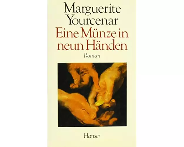 Eine Münze in neun Händen