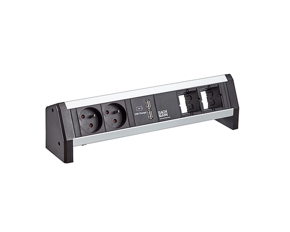 BACHMANN DESK 2xSchutzkontakt USB Charger, 15W 2xTyp A