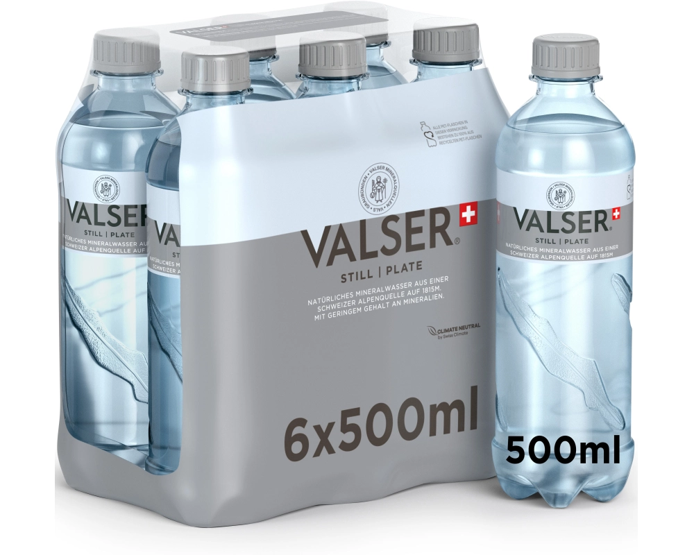 VALSER Still Pet 129400001897 50 cl, 6 Stk.
