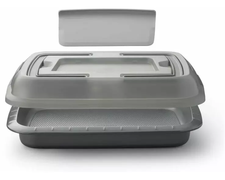 BergHOFF Backform eckig Gem Line Grau