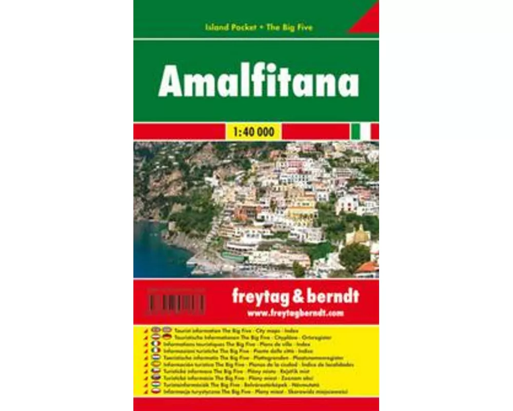freytag & berndt Straßenkarte Amalfitana 1:40.000