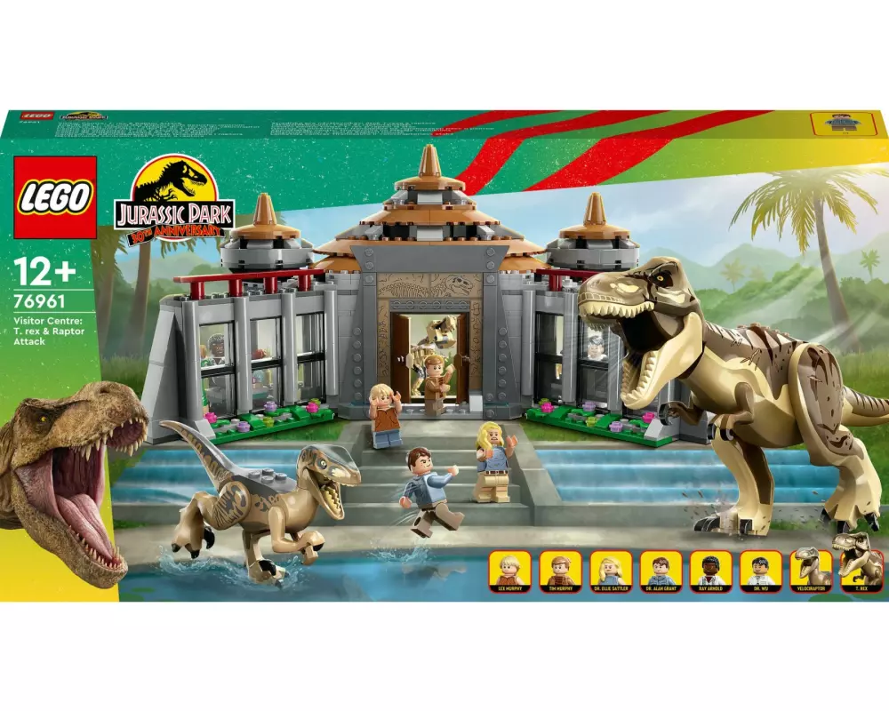 LEGO® Jurassic World Angriff des T. Rex und des Raptors 76961