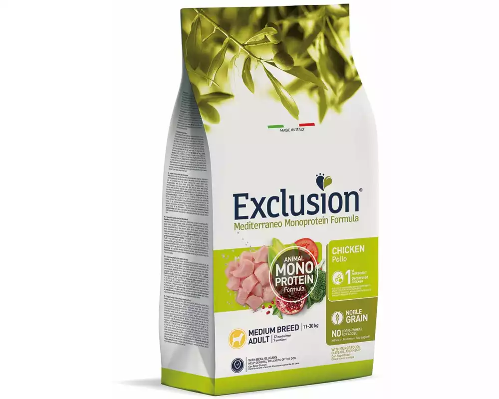 Exclusion Trockenfutter Adult Medium Chicken, 3 kg