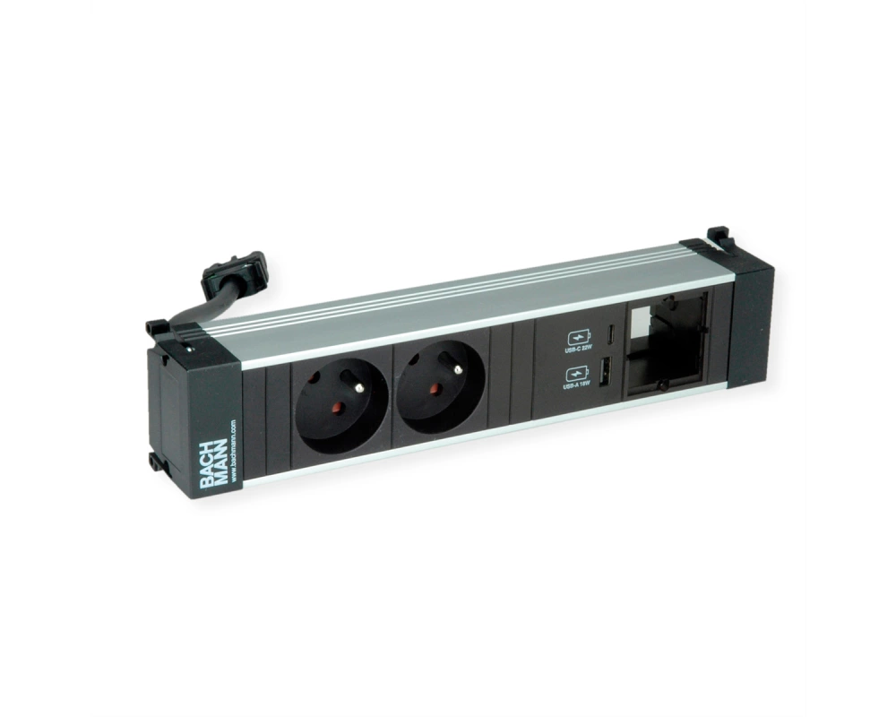 BACHMANN POWER FRAME M 2xUTE 1xCM 1xUSB A/C 22W 0,2m GST18
