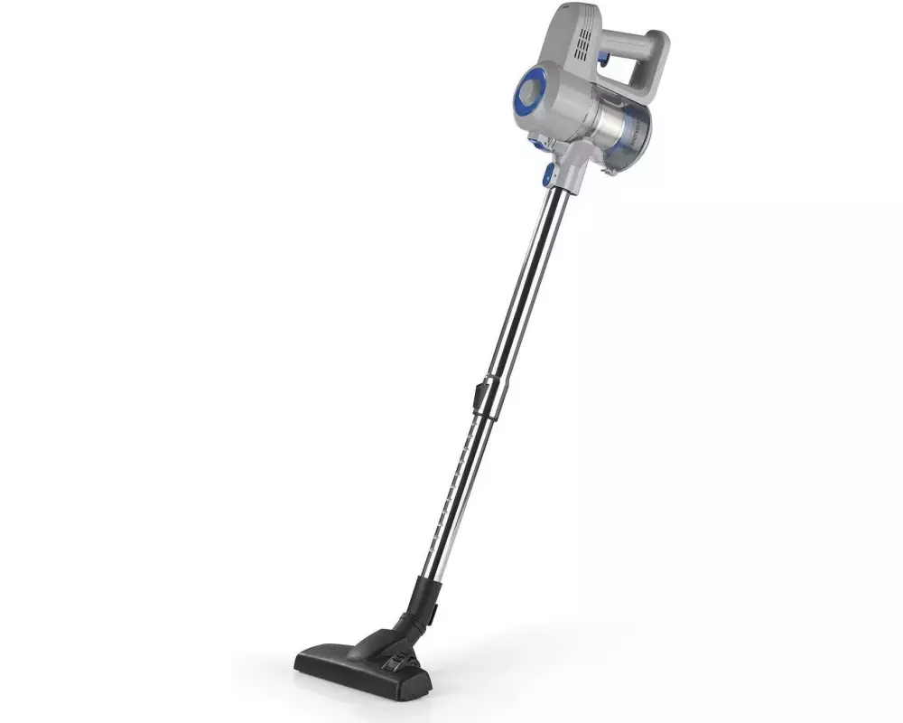 CLEANmaxx Akku-Hand- und Stielsauger Blau/Hellgrau