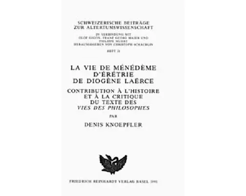La vie de Ménédème d'Erétrie de Diogène Laërce