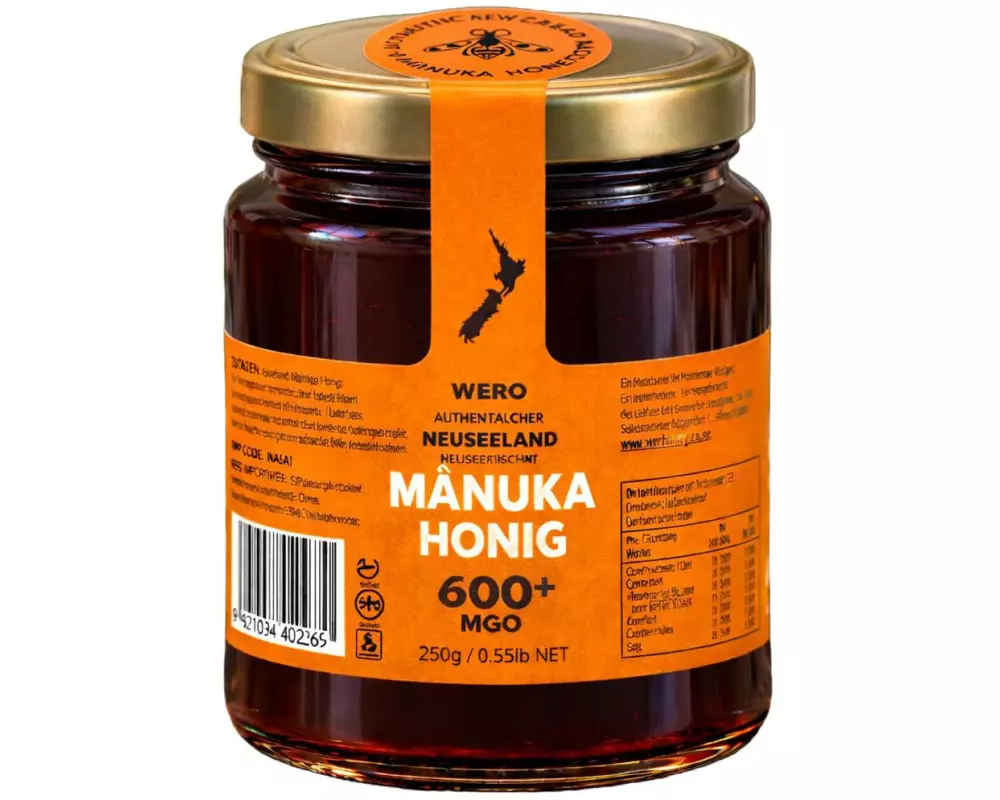 Wero Manuka Honig Authentic New Zealand Manuka Honey 600 mgo 250 mg