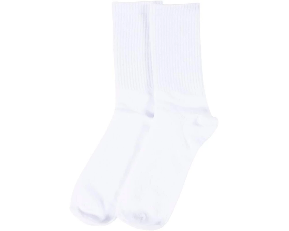 Creativ Company Baumwollsocken Baumwolle Grösse 39-42 Weiss 1 Paar