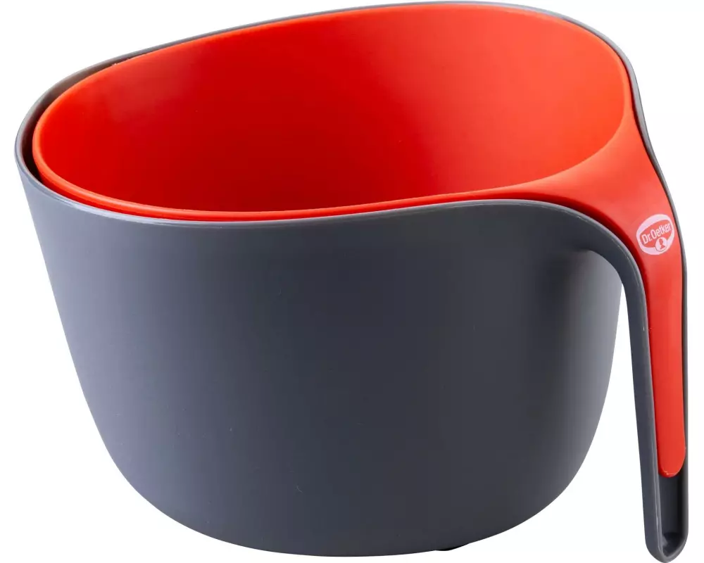 Dr.Oetker Mehlsieb Grau/Rot