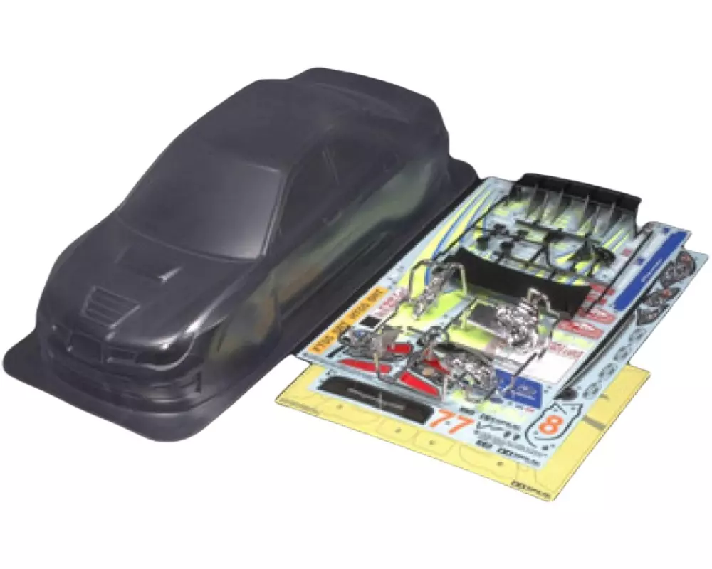 Tamiya Karosserie Subaru Impreza WRC 2007, unlackiert, 190 mm, 1:10
