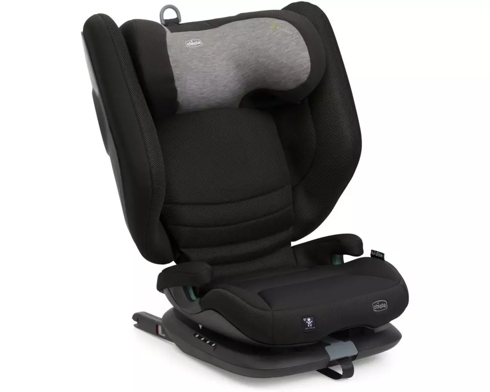 Chicco Kindersitz Fold und Go S i-Size 3.5 - 12 Jahre Posh Black