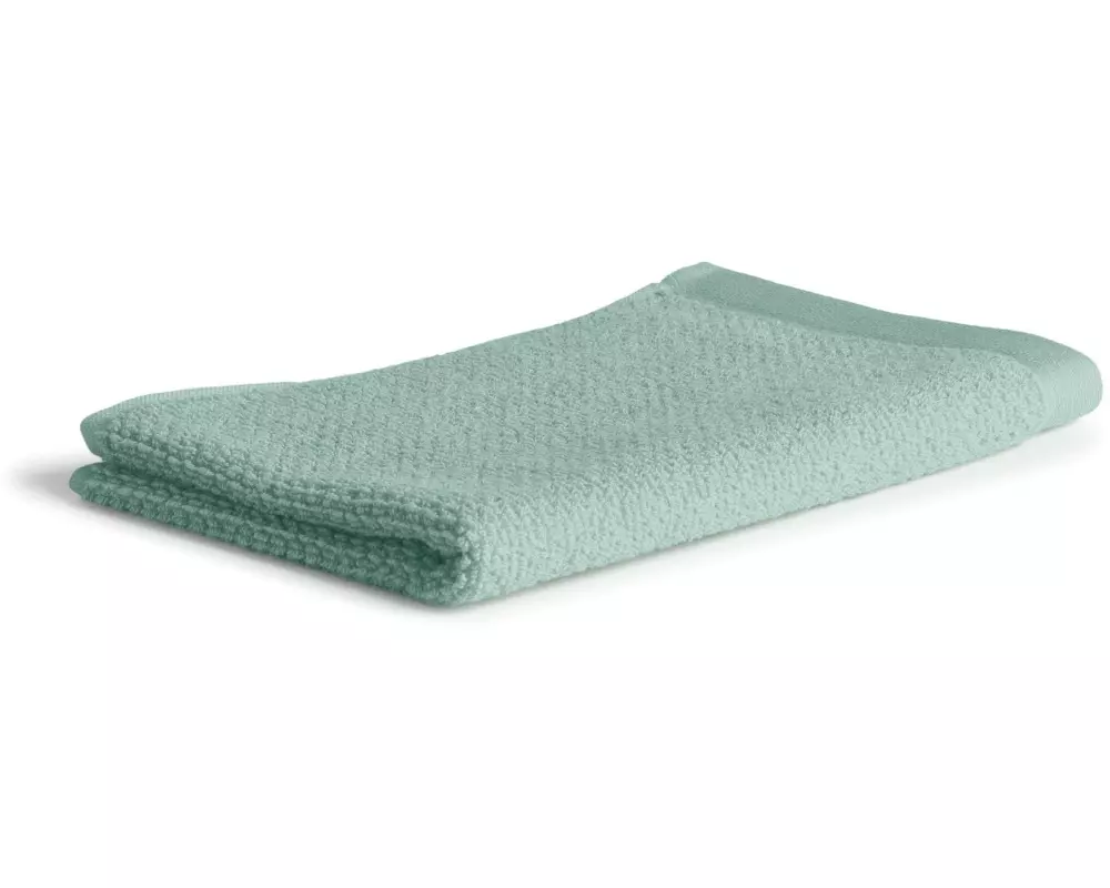 Möve Gästetuch Bliss Uni 50 x 30 cm, Blasstürkis/Schilfgrün