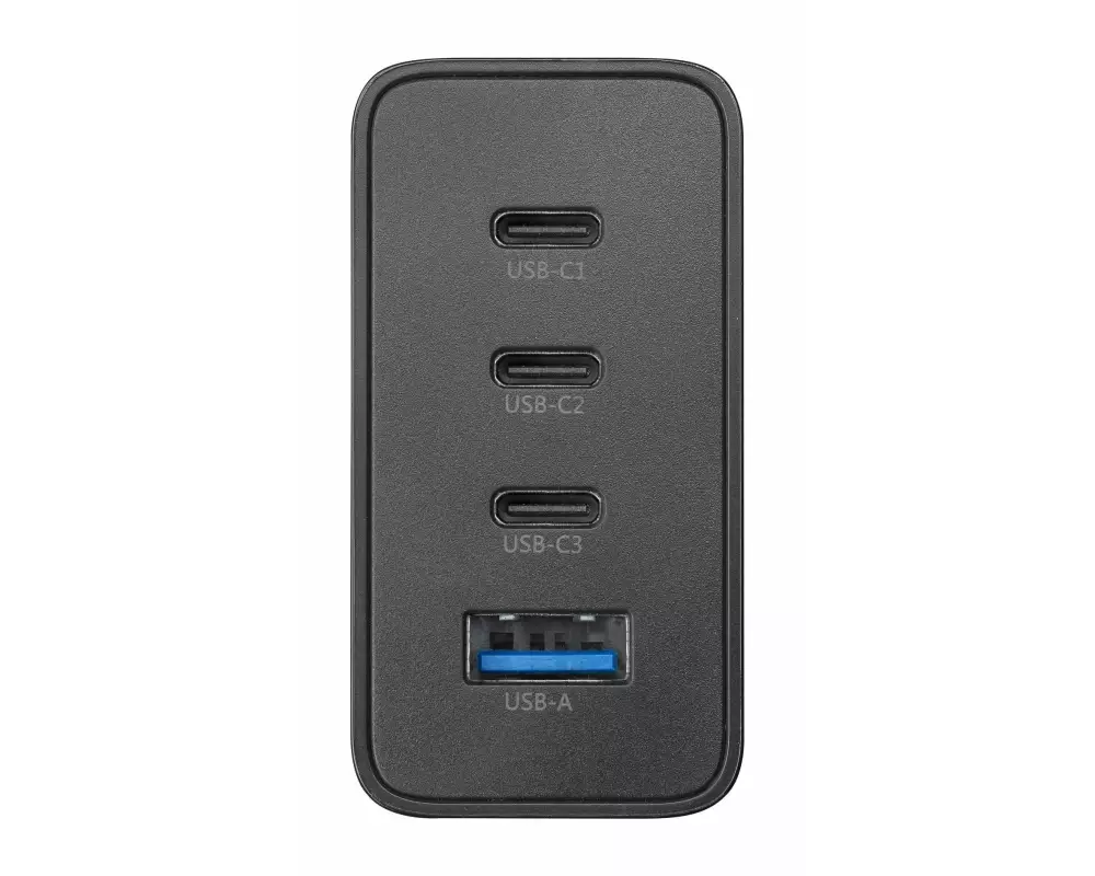 Cellular Line Nano 100 Watt, 4 Ports, GaN, Schwarz