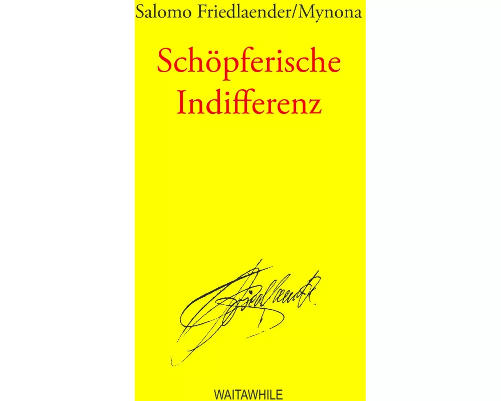 Schöpferische Indifferenz