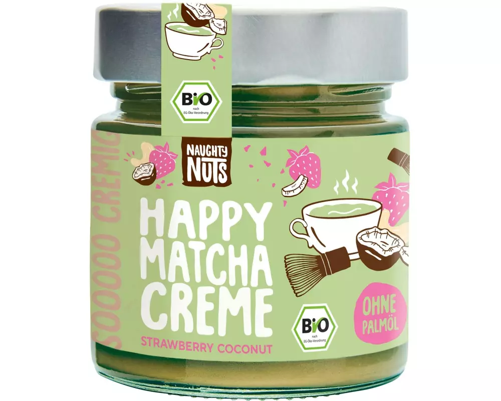 Naughty Nuts Matcha Creme Bio, Kokos