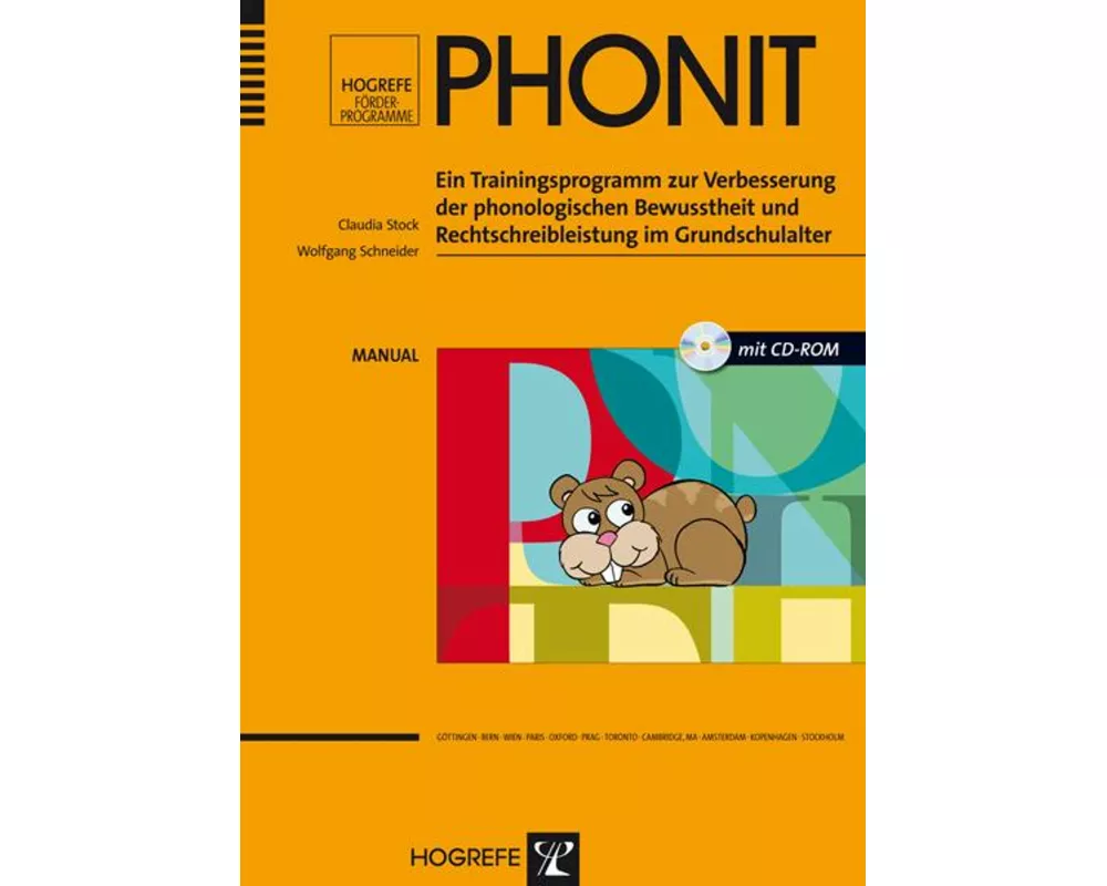 PHONIT: Ein Trainingsprogramm zur Verbesserung der phonologischen Bewusstheit und Rechtschreibleistung im Grundschulalter
