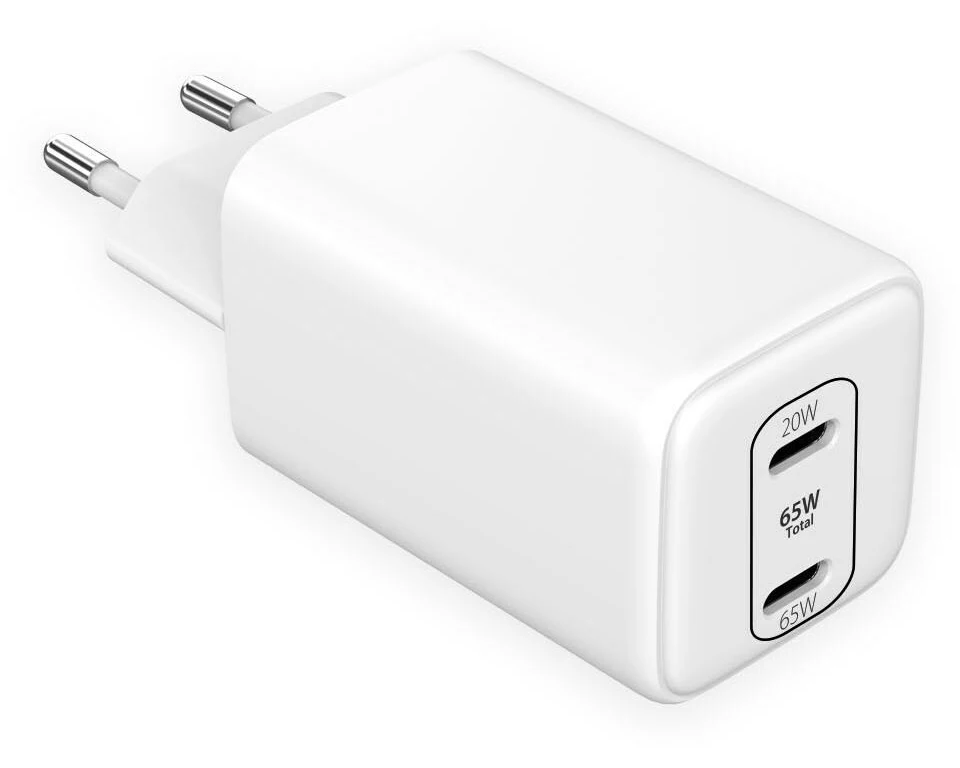 LMP USB-Wandladegerät Dual Port GaN Power Adapter 3.0 65W, USB-C