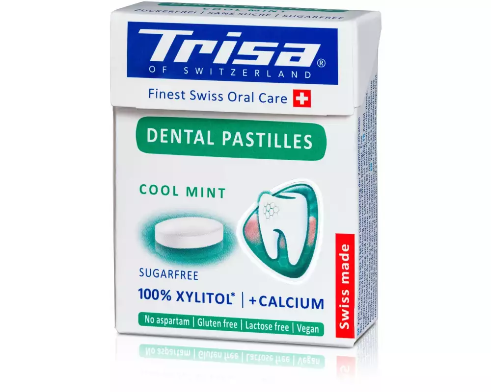 Trisa Dental-Pastillen Cool Mint 25 g