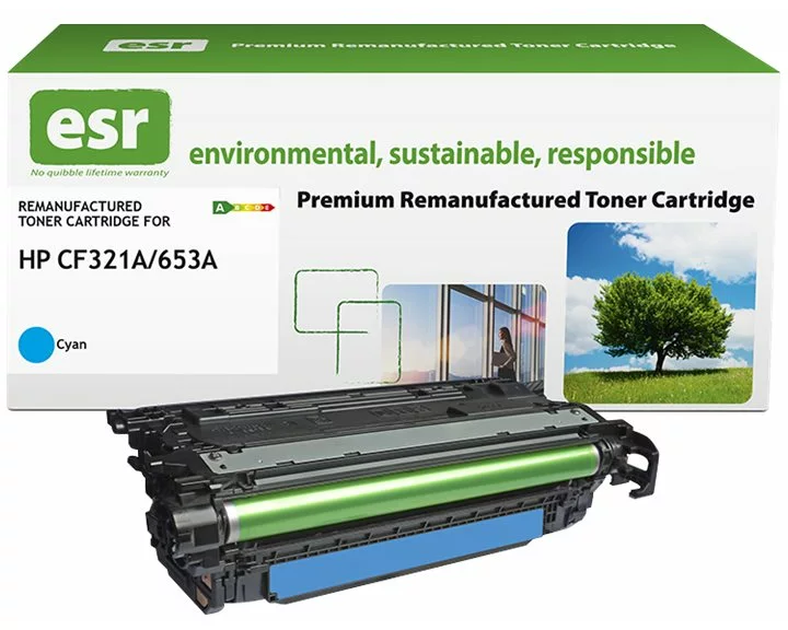 ESR Toner cartridge compatible with HP CF321A cyan remanufactured 16.500 pages