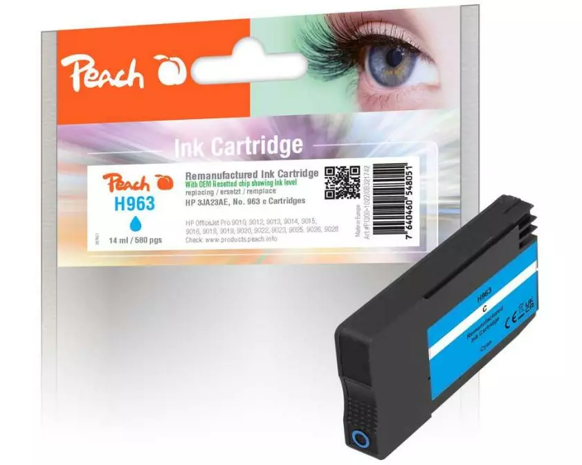 Peach Toner HP No. 963 C, 3JA23AE Cyan