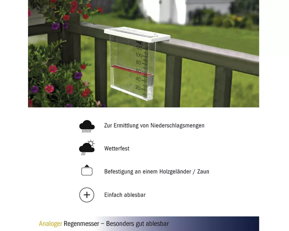 TFA Dostmann Regenmesser 47.1014